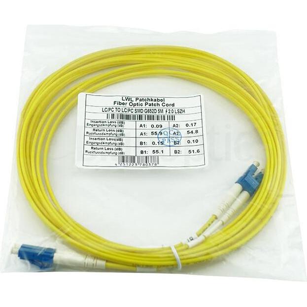 Thumbnail - BlueOptics Duplex LWL Patchkabel LC-UPC/LC-UPC Singlemode 20 Meter (20 m), Netzwerkkabel