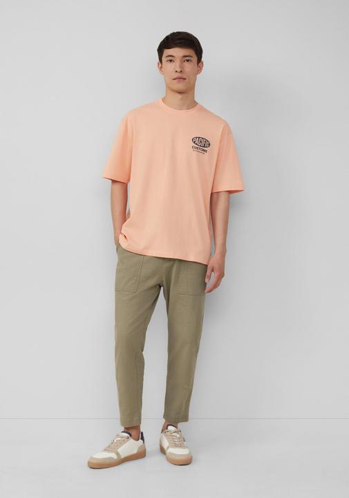 Produktbild S.Oliver T-Shirt T-Shirt im Relaxed Fit mit Front- und Rückenprint (XXL)