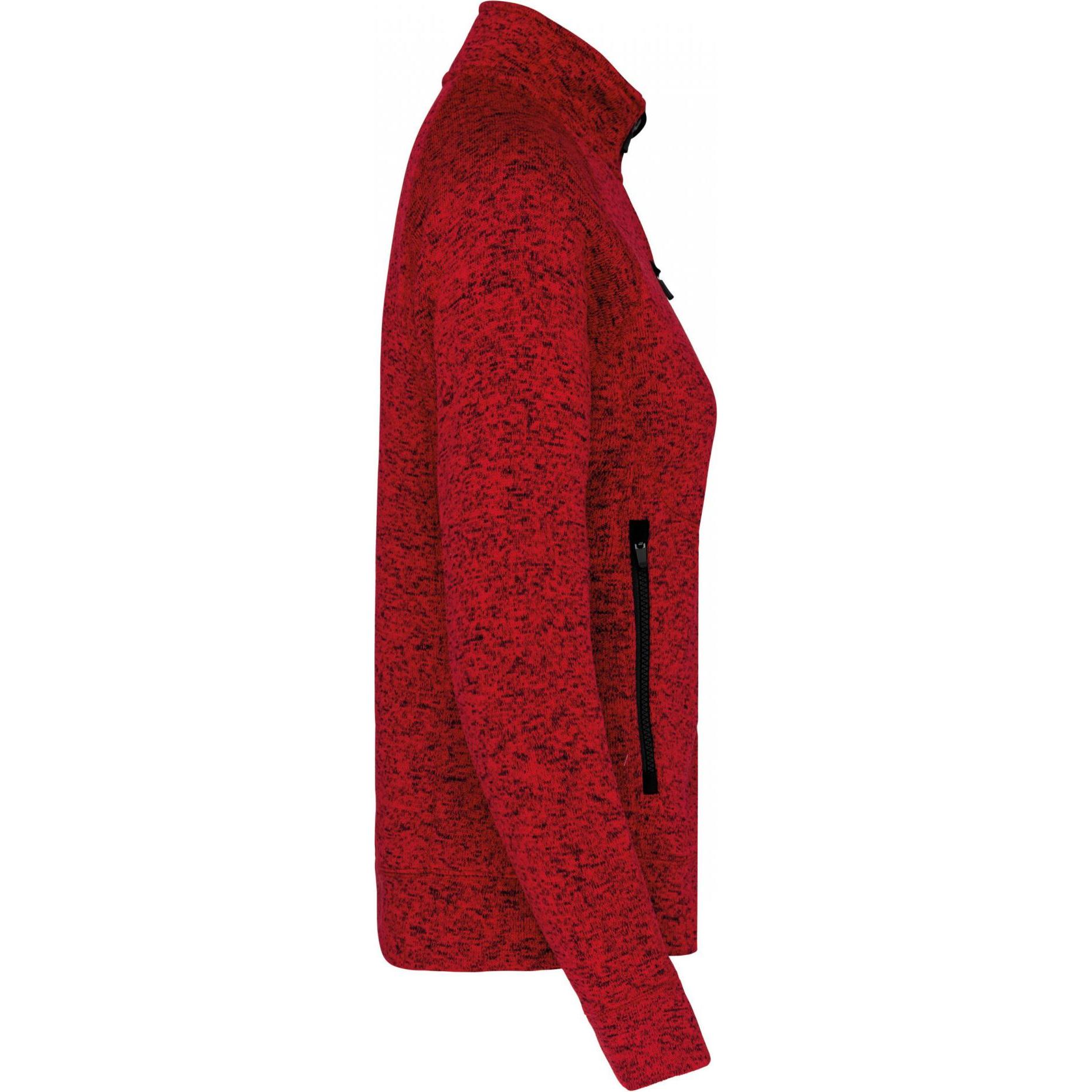 Thumbnail - Kariban, Damen, Jacke, Jacke mit Reissverschluss, meliert, Frau (XS), Mehrfarbig, XS