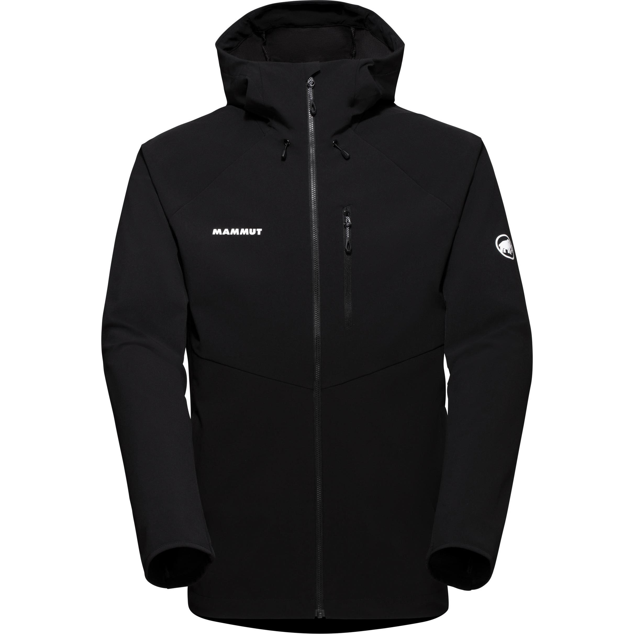 Mammut, Herren, Jacke, Ultimate Comfort SO Hooded Jacket Men (XXL), Schwarz, XXL