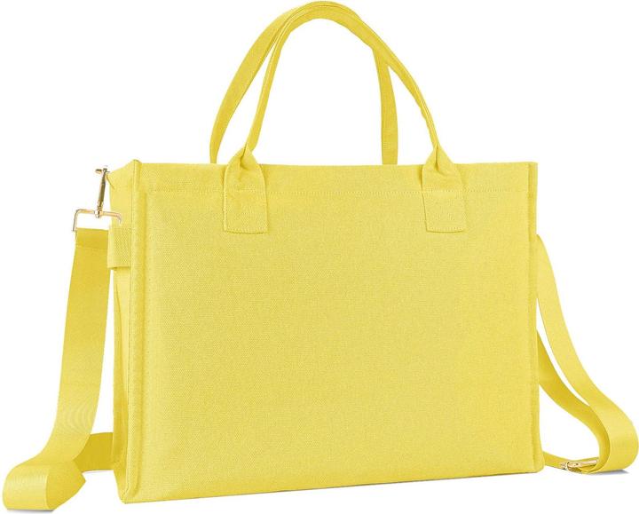 Produktbild Only-Bags.Store Canvas-Einkaufstasche, grosse Handtasche Einkaufstasche Reisetasche Arbeitstasche mit Schultergurt