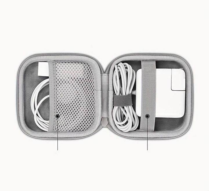 Produktbild PhoneLook Universelle Mini-Tasche für MacBook-Ladegerät + Ladekabel &