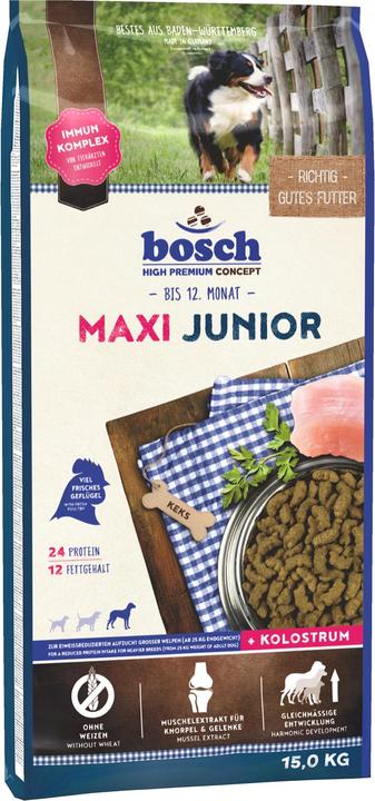 Actual product image Bosch Petfood Maxi Junior (Junior, 1 pcs., 15000 g)