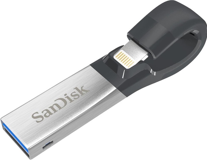 SanDisk iXpand Flash Drive 64GB (64 GB, USB-A, Lightning, USB 3.0)