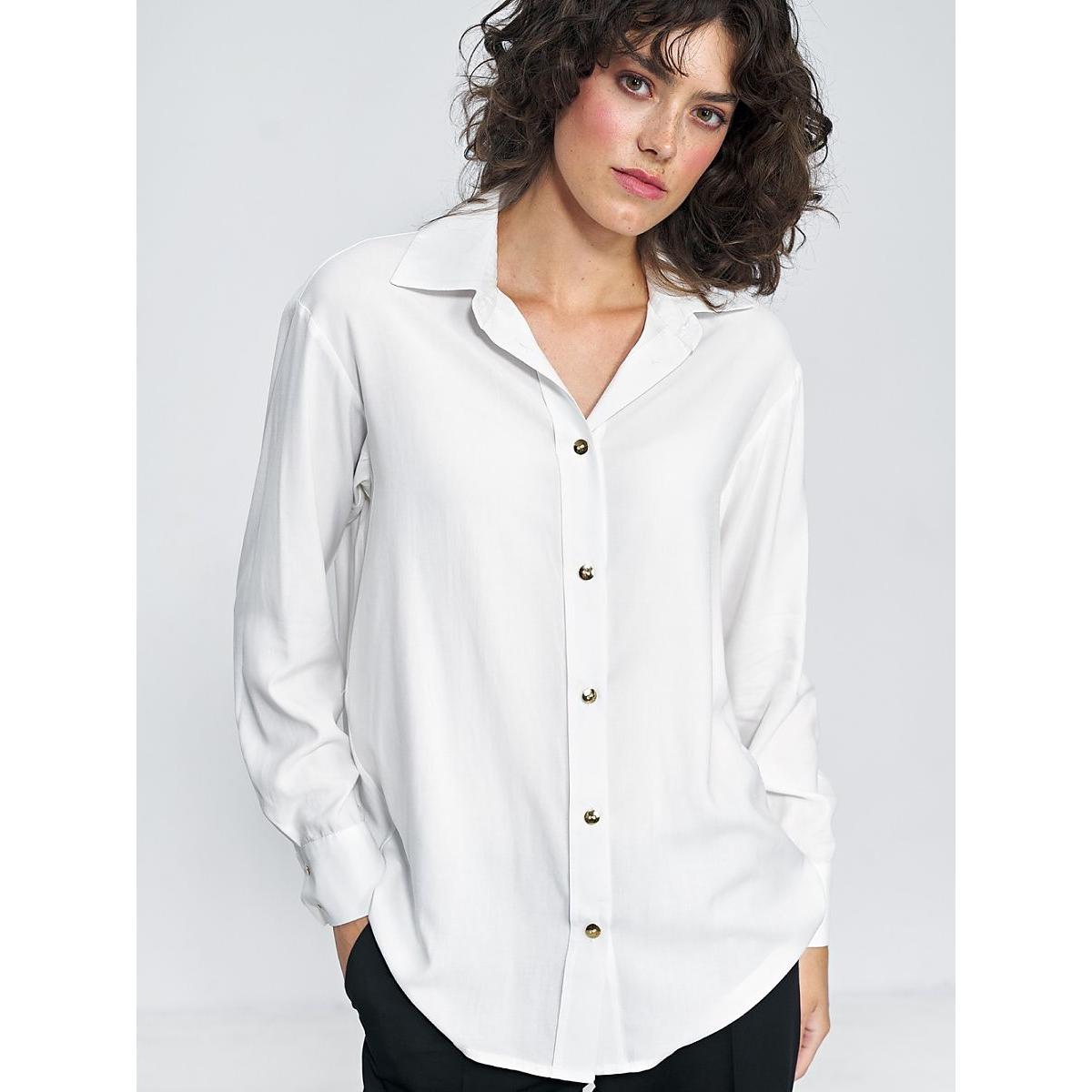 Nife, Herren, Hemd, Langarm Hemd, Beige, (38)