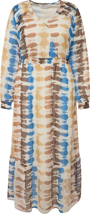 Produktbild Studio Untold Maxikleid, A-Line, Batik Print, V-Ausschnitt, Langarm (50, 52)