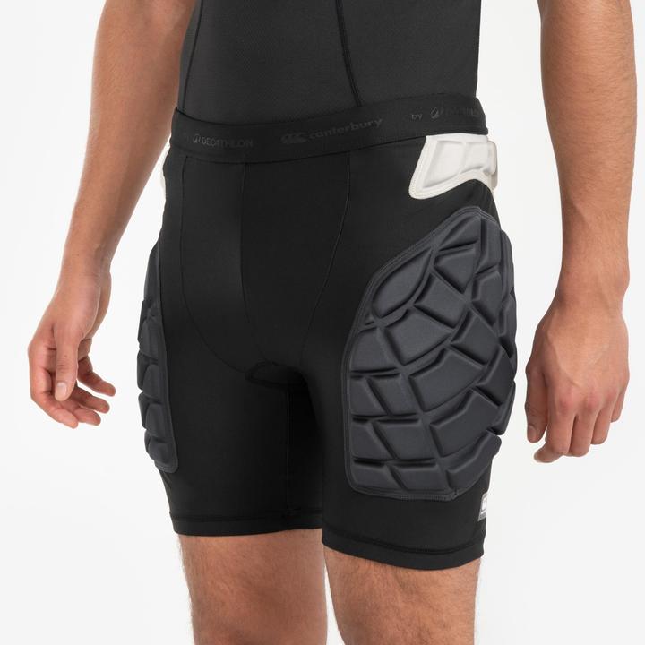 Image du produit Offload Short de protection Rugby Femme/Homme - Canterbury S500 noir (XL, Short de protection, Modèle unique)