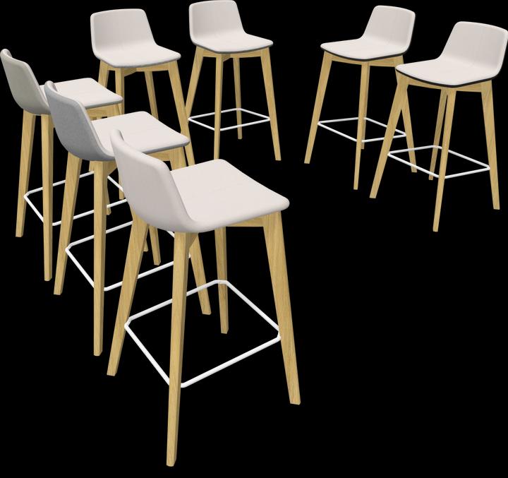 Immagine prodotto Narbutas Sgabello da bar Twist & Sit