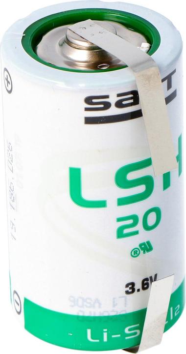 Saft Batterie LSH 20, Primary LSH20 mit U-Lötfahnen (1 pcs., D, 13000 mAh)