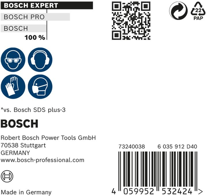 Productafbeelding Bosch Professional Zubehör EXPERT SDS plus-7X 2608900169 Hamerboor 10 stuks 8,00mm totale lengte 265mm SDS- (8 millimeter)