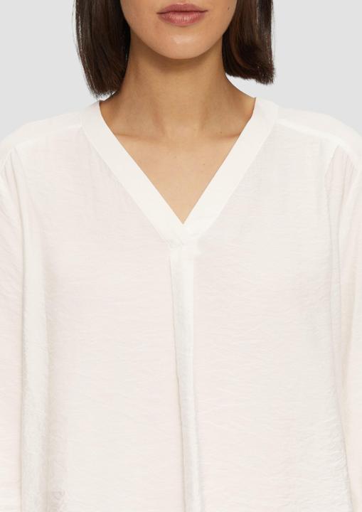 Produktbild s.Oliver Bluse Strukturierte Bluse mit V-Ausschnitt (38)
