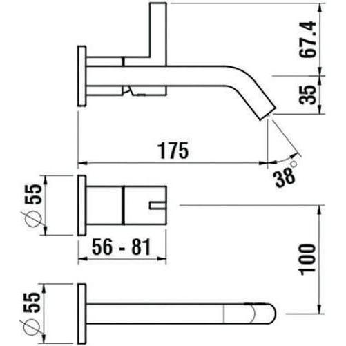 Thumbnail - Laufen, Badarmatur, H3113360041201