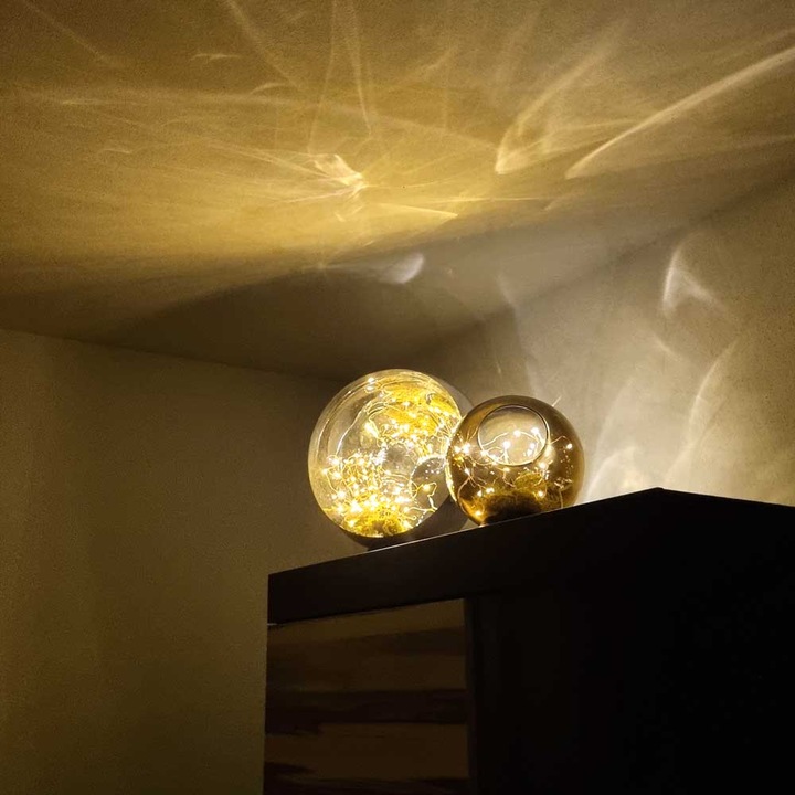 Produktbild s.luce Orb LED-Dekolampe Glaskugel Ornament (2 lm, E27)