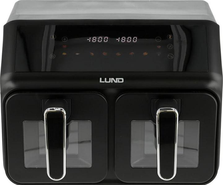 Toya Lund Heissluftfritteuse 2200W 4L+4L