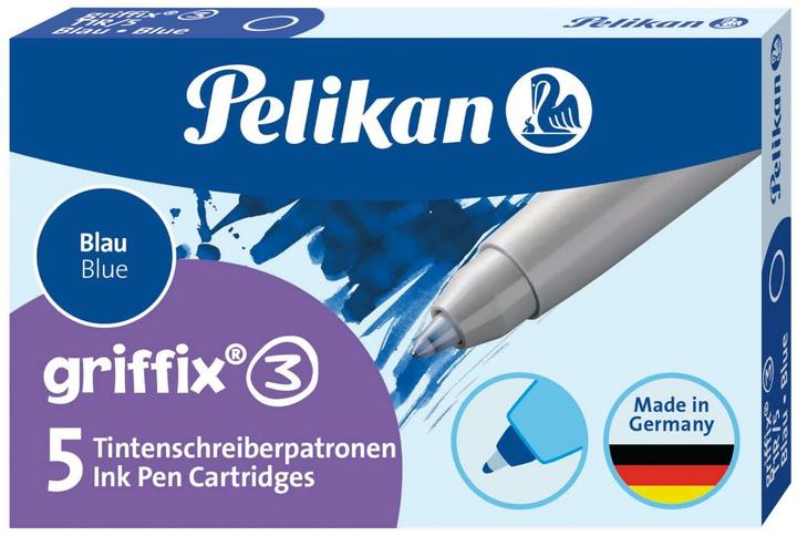 Pelikan Roller cartridges Griffix (Gel mine, Blue, 1 mm)