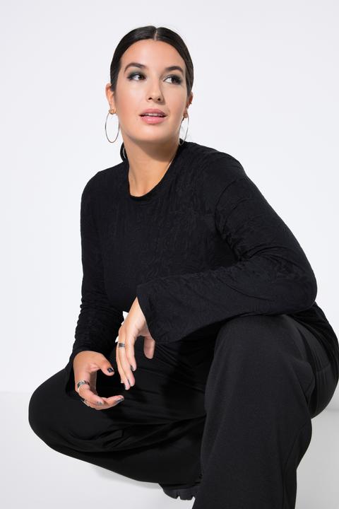 Produktbild Studio Untold Longsleeve, Slim Shape, Jacquardmuster, Langarm (60)