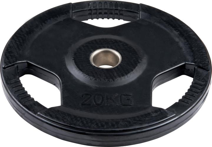 Actual product image Sport-Thieme Rubberized competition weight plates 50 mm (1 x 20 kg)