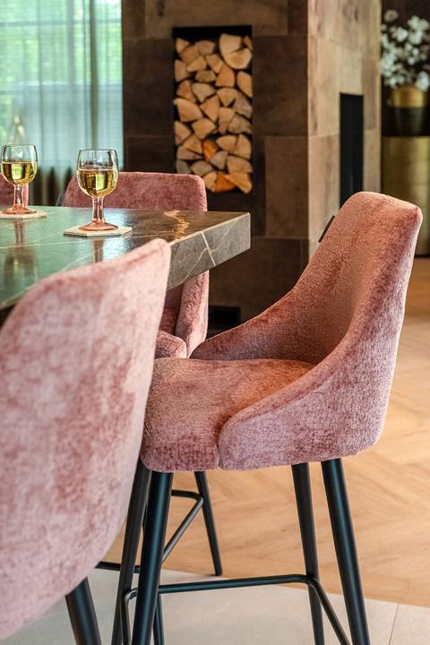 Immagine prodotto Richmond Interiors Sgabello da bar Brooke rosa 98 (set di 2)
