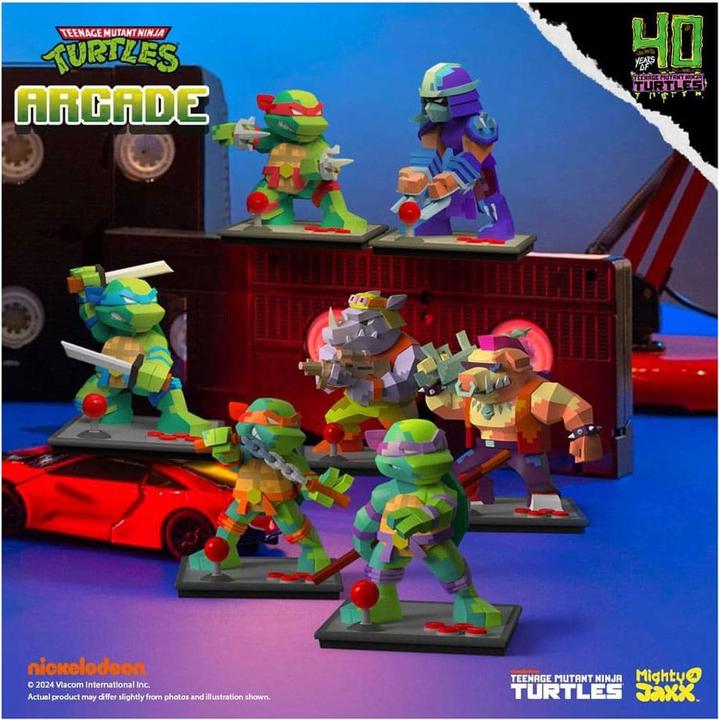 Produktbild Mighty Jaxx Arcade: Teenage Mutant Ninja Turtles 4 inch Vinyl Figure Blind Box Display (6)