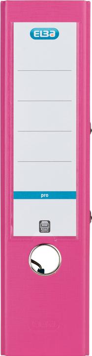 Produktbild Elba Mappe smart pro, Rückenbreite: 80 mm, rosa DIN A4, Umschlag außen PP / innen Papier, transparent (A4, 80 mm, 1 Stück)