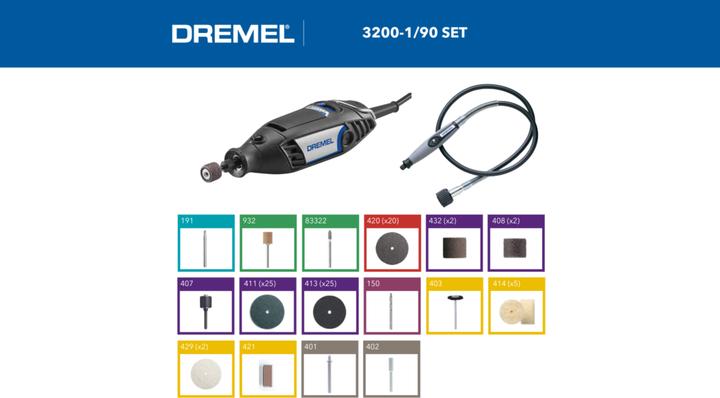 Productafbeelding Dremel 3200-1/90 Multigereedschap (Multifunctioneel gereedschap)