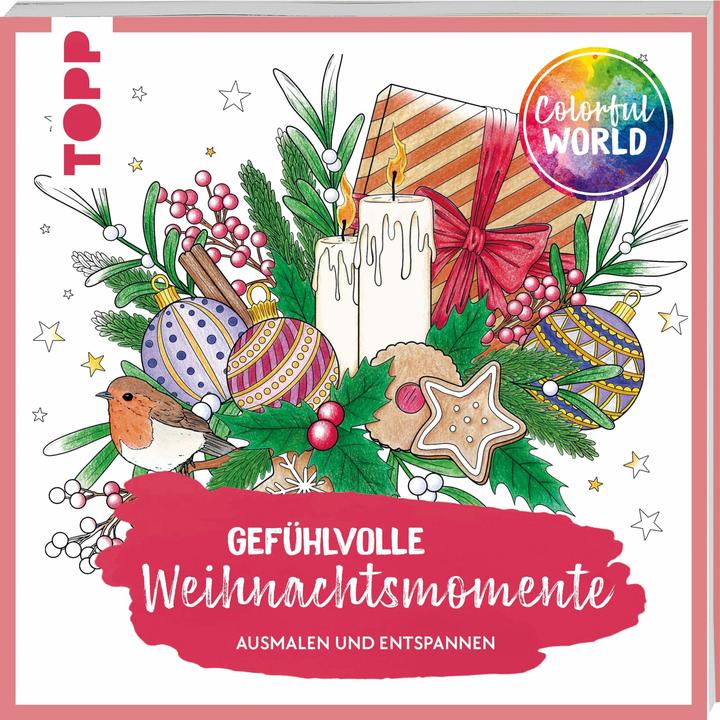 Immagine prodotto Topp Libro da colorare Mondo colorato Momenti di Natale