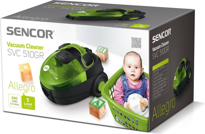 Productafbeelding Sencor SVC 510GR stofzuiger
