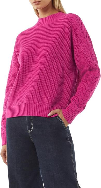 Produktbild Comma Strickpullover Strickpullover mit Zopfmuster am Ärmel (L)