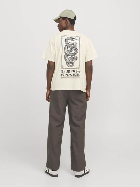 Produktbild Jack & Jones Jorsnake Tee Ss Crew Neck Tg Ln (XL)