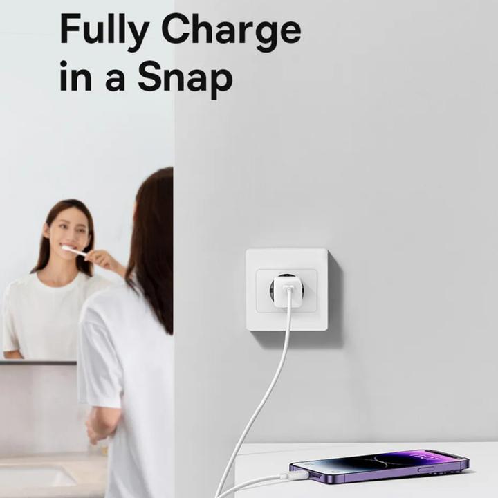 Produktbild Baseus Mini wall charger GaN5 30W (purple) (30 W, 1 Port)