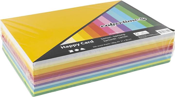 Image du produit Creativ Company Lente Karton Kleur A4, 300 Vellen (180 g/m², 300 x)