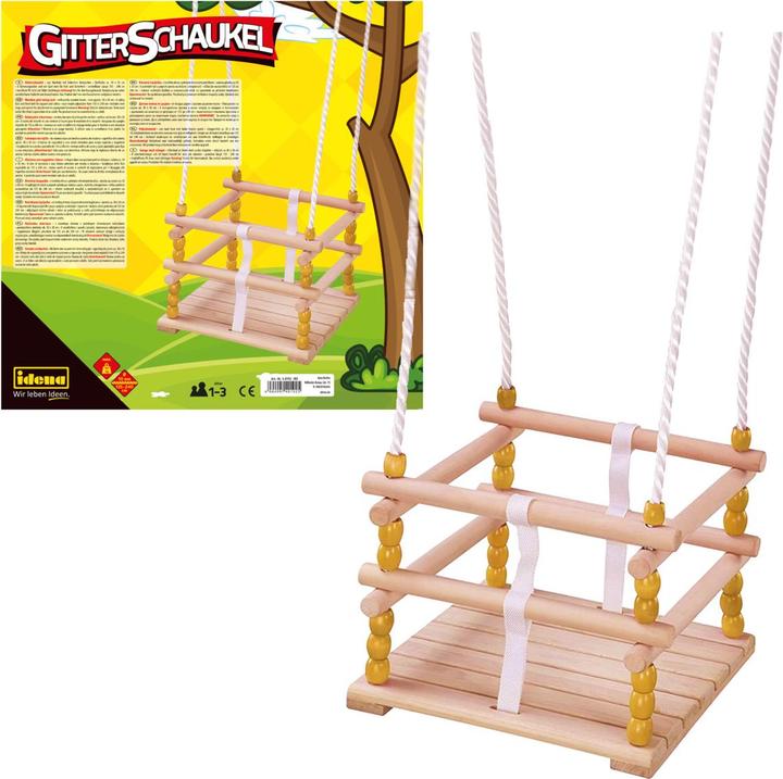 Produktbild Idena Gitterschaukel Holz 30x30cm TÜV und GS