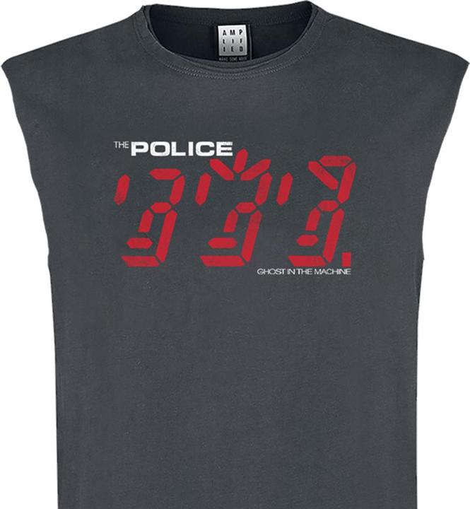 Actual product image Amplified Mens Ghost In The Machine The Police Sleeveless Tank Top (L)