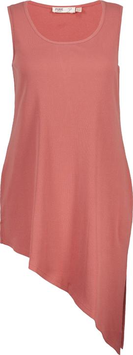 Immagine prodotto Ulla Popken Top smanicato di cotone biologico con orlo a punte e scollo rotondo (50, 52)