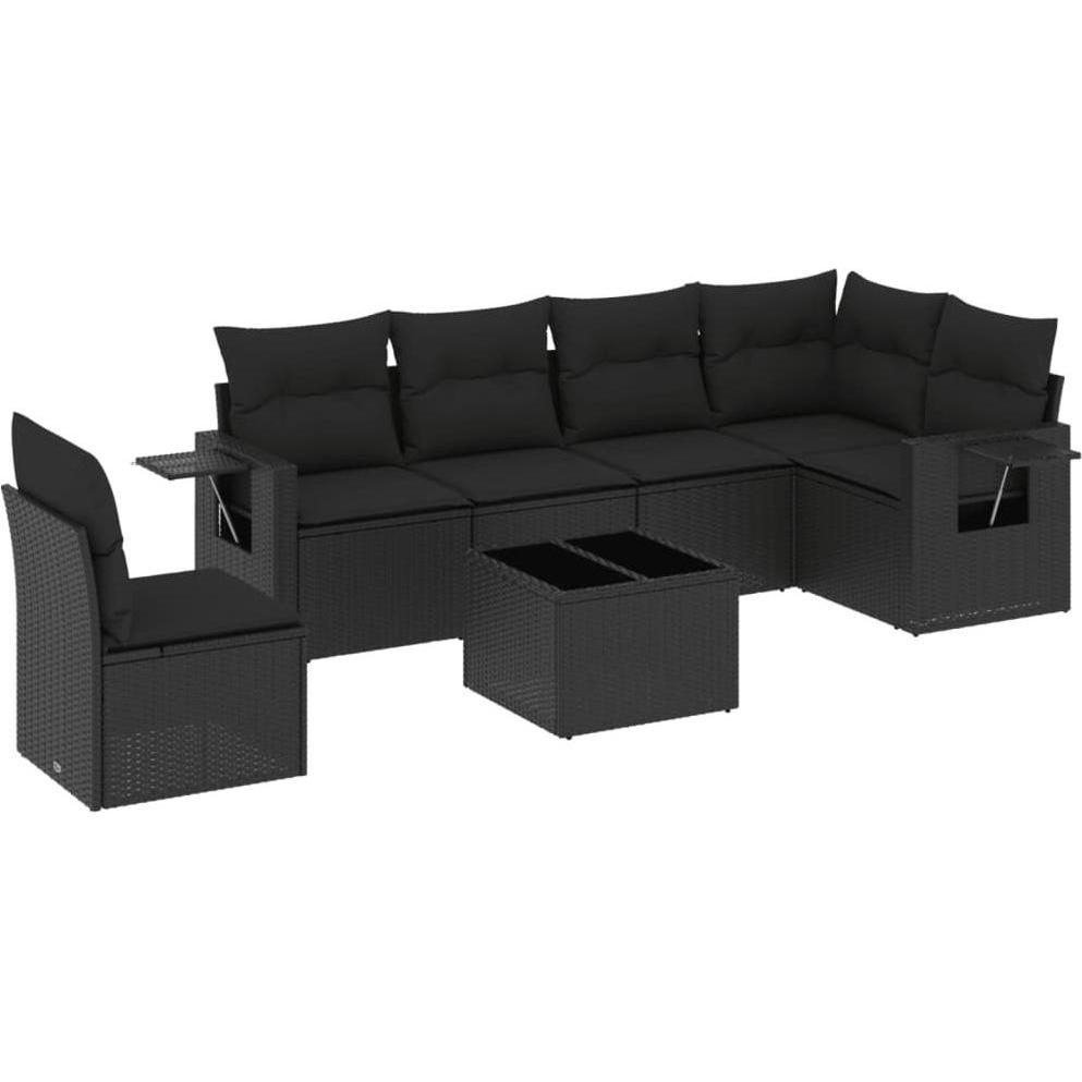 VidaXL, Gartenlounge, 10-tlg. Garten-Lounge-Set mit Kissen
