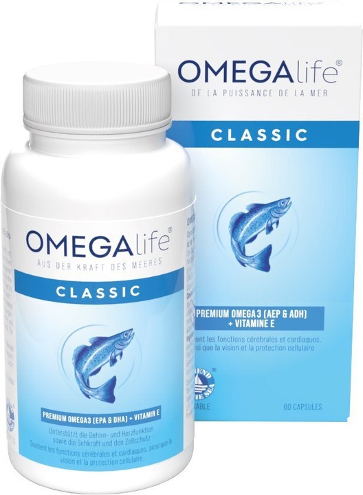 Omega-Life Classic 500 Kapseln (60 Stück, Kapseln, 120 g)