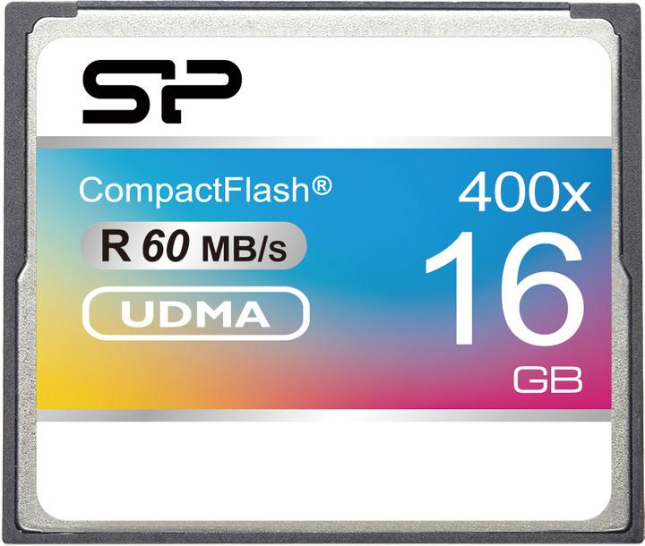 Silicon Power 16GB 400x CF Read up to 60MB/s ATA interface PIO mode 6 MWDMA 4 UDMA 6 ECC function Re (16 GB, CF)