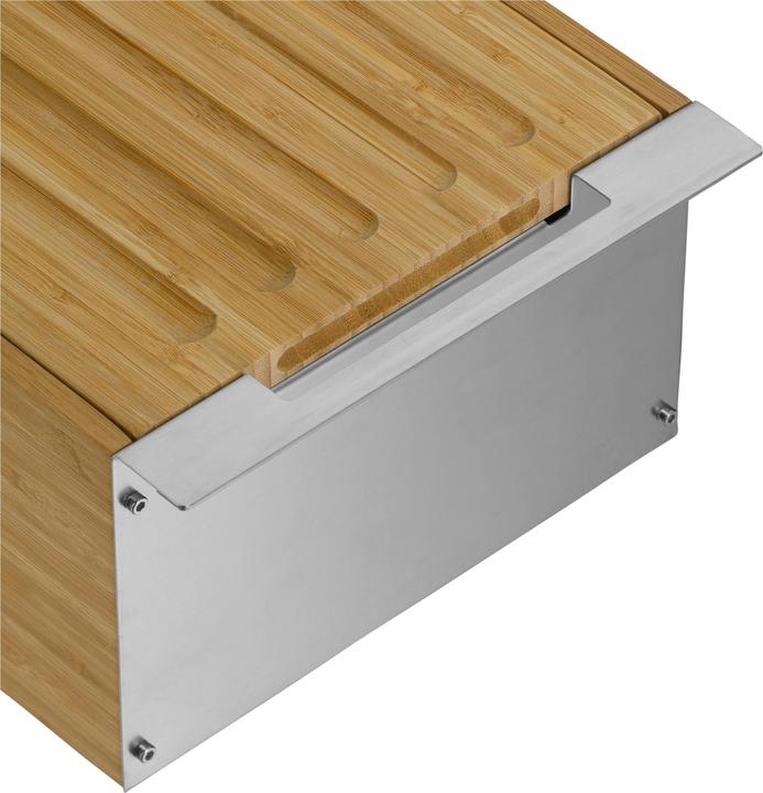 Produktbild WMF Brotkasten Brotbox mit abnehmbarem Schneidbrett 43x25x15cm Bambus Gourmet