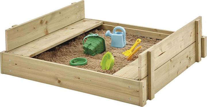 TP Toys Sandkasten mit Holzdeckel