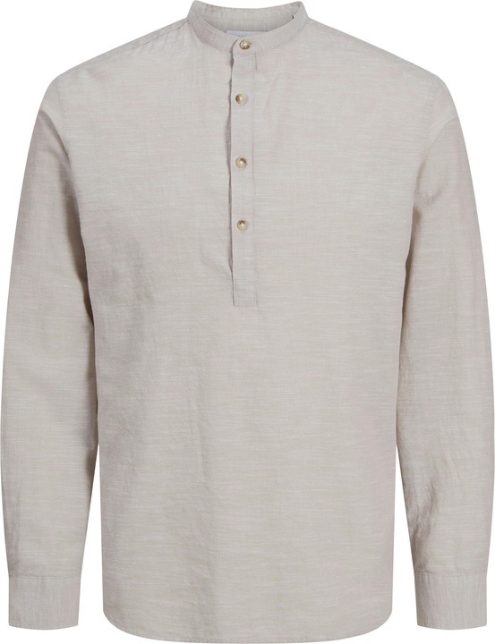 Jack & Jones Jjesummer Half Placket Shirt Ls Sn