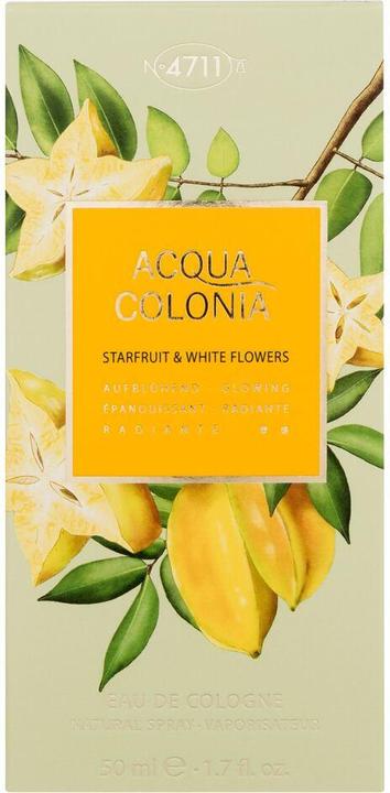 Actual product image Acqua Colonia 4711 Starfr & White Eau de Cologne (Eau de cologne, 50 ml)