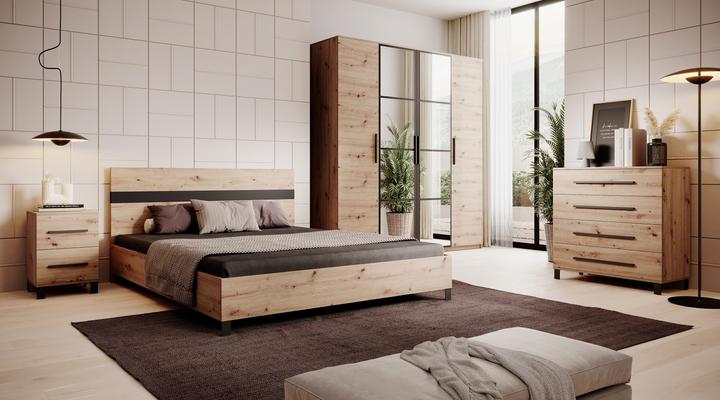 Image du produit ADRK Furniture Commode MALEN (92 x 42 x 90 cm)