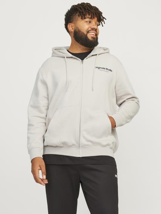 Produktbild Jack & Jones Plus Size Gedruckt Kapuzenpullover mit Reissverschluss Kapuzenpullover mit Reissverschluss (8XL)