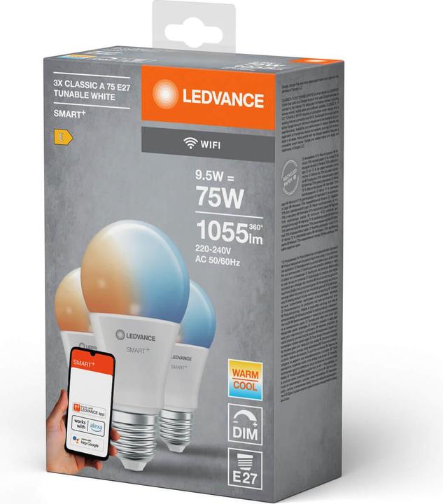 Image du produit Ledvance Smart+ Lecture (E27, 1055 lm, 3x)