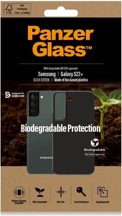 Actual product image PanzerGlass Back Cover Biodegradable Protection Galaxy S22+ 5G (Samsung Galaxy S22+)