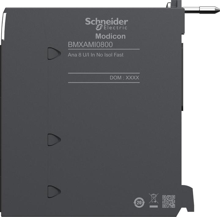 Image du produit Schneider Electric Module Modicon M340. 8 entrées analogiques RTU non isolées. Bloc de connexion 28 pôles