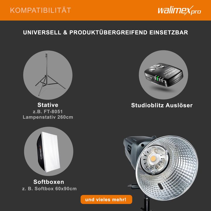 Actual product image Walimex pro Emerger 400 studio flash (400 W, Flash head)
