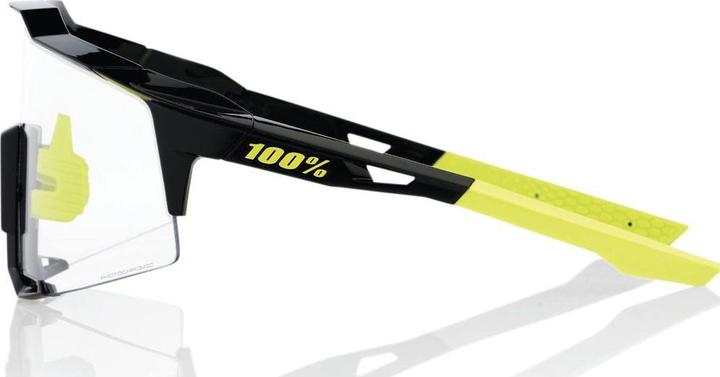 Actual product image 100% Speedcraft Tall (Gloss Black, Photochromic)