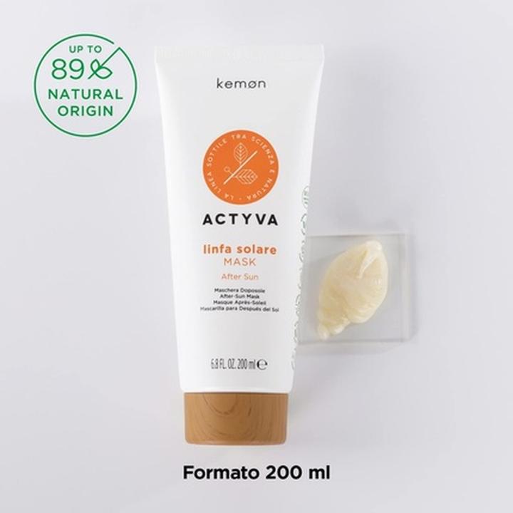 Immagine prodotto Kemon Actyva After Sun Mask - Maschera nutriente per capelli stressati dal sole (200 ml)