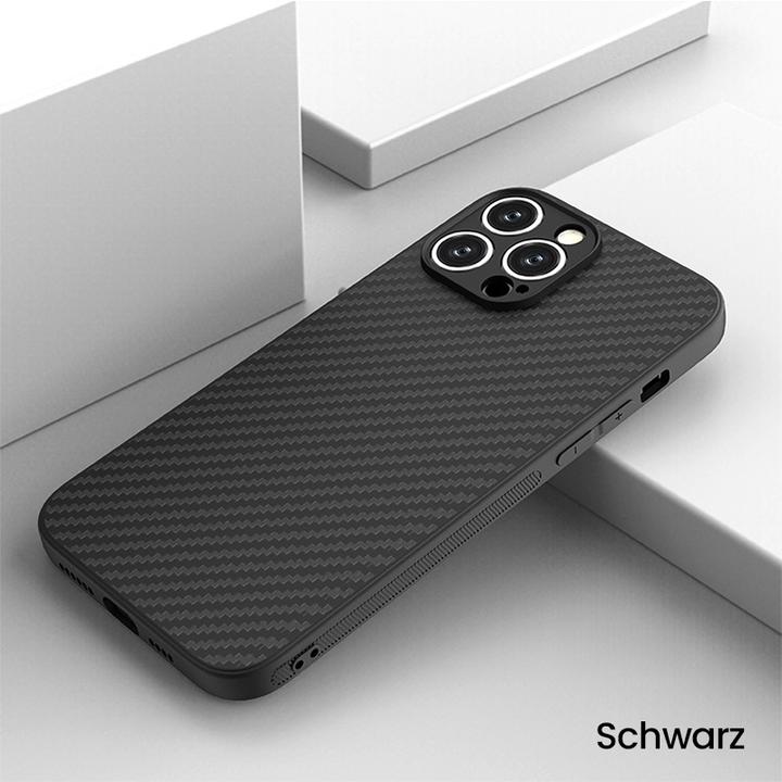 Produktbild RPD iPhone 15 Pro Max - Carbon-Optik Etui, schwarz (Apple iPhone 15 Pro Max)